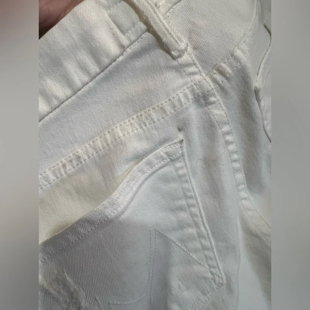 Mother White Skinny Jeans